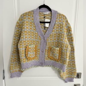 NWT - Mango Women’s Wool Blended Cropped Sweater - Size L